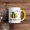 Two-Tone Tasse "BeeHappy"