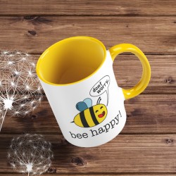 Two-Tone Tasse "BeeHappy"